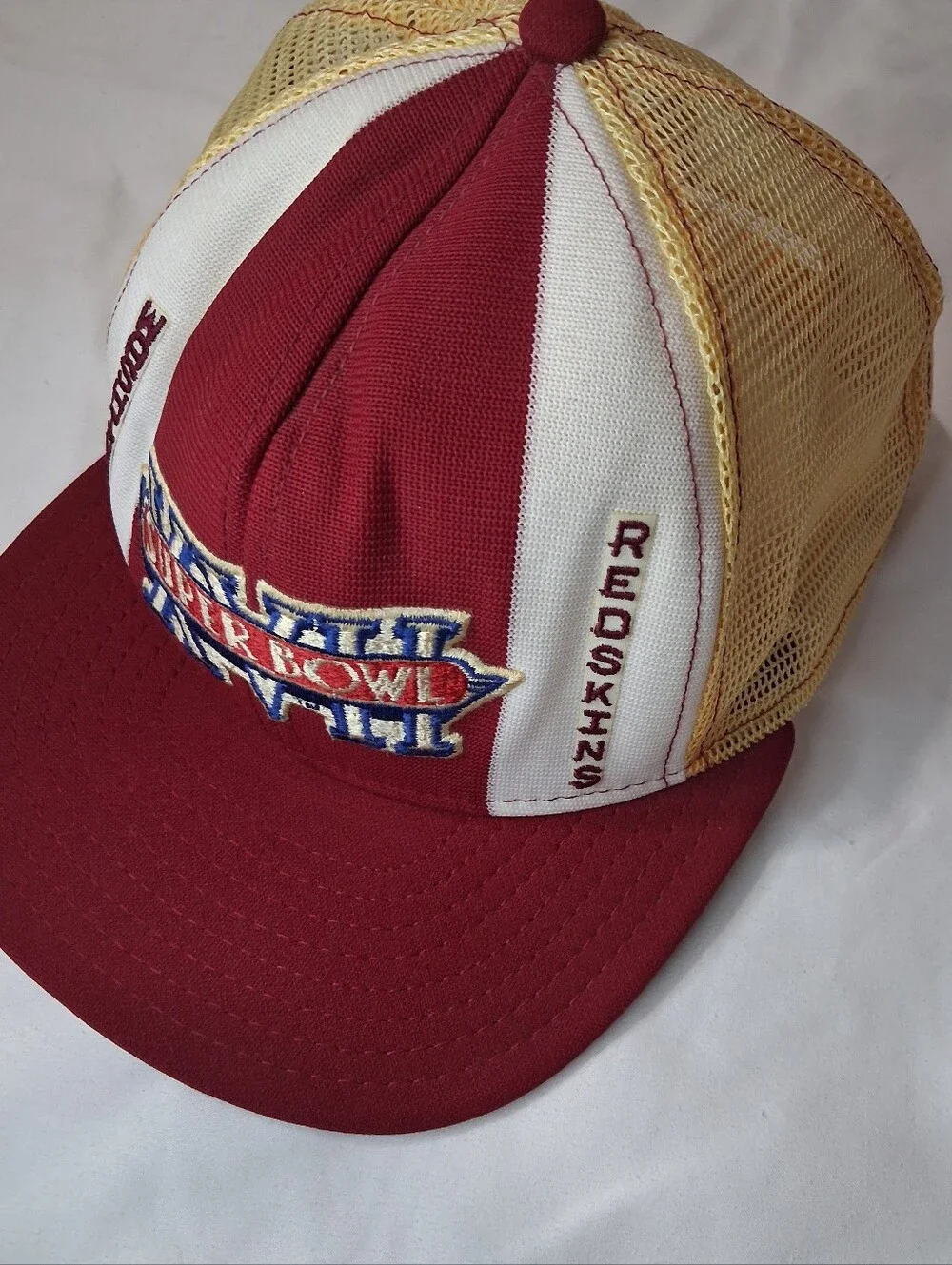 Vintage 80's Washington Redsking NFL Collectible Super Bowl XVIl Hat
